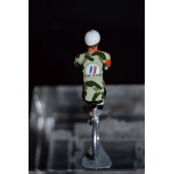 EC Armée de terre 2017 - petit cycliste miniature en metal