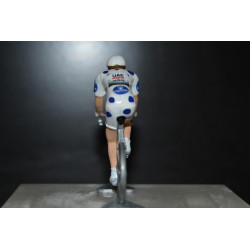 Figurine Jay Vine UAE maillot pois Vuelta 2025 | figurine cycliste