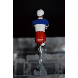 France Champion 2016/2017 Arthur Vichot - petit cycliste miniature en metal