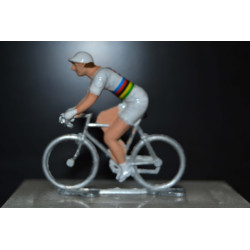 Figurine cycliste Tadej Pogačar – Champion du Monde 2025