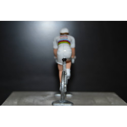 Figurine cycliste Tadej Pogačar – Champion du Monde 2025