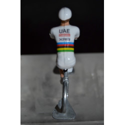 Figurine cycliste Tadej Pogačar – Champion du Monde 2025