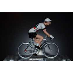 Champion du Portugal 2016/2017 José Mendes - petit cycliste miniature en metal