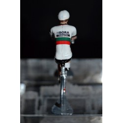 Champion du Portugal 2016/2017 José Mendes - petit cycliste miniature en metal