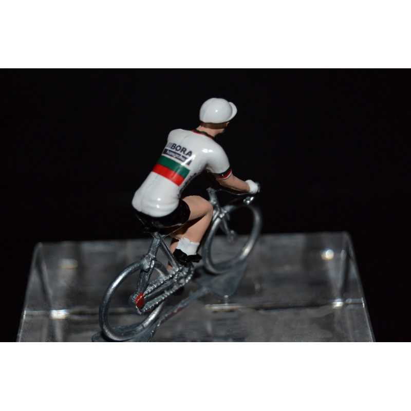 Champion du Portugal 2016/2017 José Mendes - petit cycliste miniature en metal