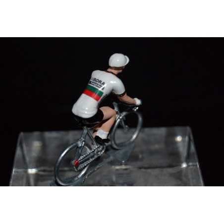 Champion du Portugal 2016/2017 José Mendes - petit cycliste miniature en metal