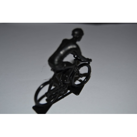 Figurine Petit Cycliste en Plastique - Couleur Noir