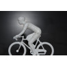 Figurine Cycliste Plastique Blanc - Base à peindre