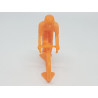 Figurine Cycliste Plastique Orange - Miniature à l'unité