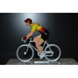 Lokomotiv Manas 2026 - Figurine cycliste zamak peinte main