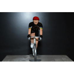 Figurine cycliste Alaphilippe Tudor 2026 - Liseré champion du monde
