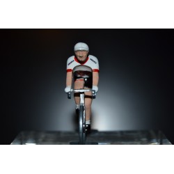 Champion de Pologne 2016/2017 Rafak Majka - petit cycliste miniature en metal