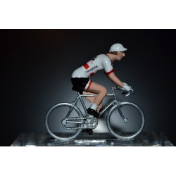 Champion de Pologne 2016/2017 Rafak Majka - petit cycliste miniature en metal