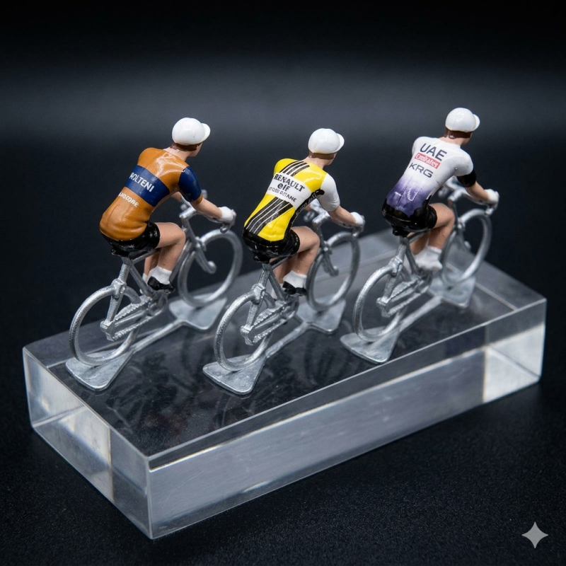 Figurine cycliste Les Cannibales - Merckx Hinault Pogačar