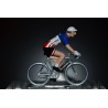 Champion des Etats Unis 2016/2017 Gregory Daniel - petit cycliste miniature en metal