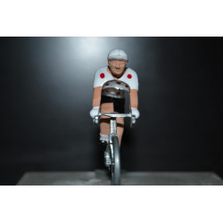 Lucien Van Impe polka dot jersey 1975 - Gitane-Campagnolo figurine