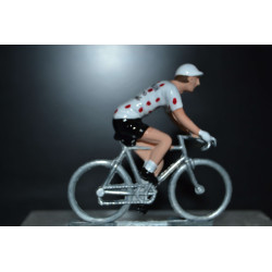Lucien Van Impe polka dot jersey 1975 - Gitane-Campagnolo figurine