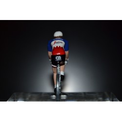 Champion des Etats Unis 2016/2017 Gregory Daniel - petit cycliste miniature en metal