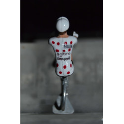 Lucien Van Impe polka dot jersey 1975 - Gitane-Campagnolo figurine