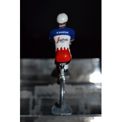 Champion des Etats Unis 2016/2017 Gregory Daniel - petit cycliste miniature en metal