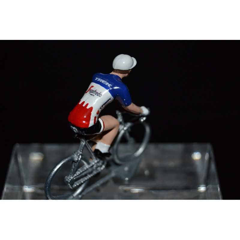 Champion des Etats Unis 2016/2017 Gregory Daniel - petit cycliste miniature en metal