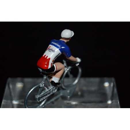 Champion des Etats Unis 2016/2017 Gregory Daniel - petit cycliste miniature en metal