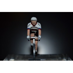 Champion de Slovaquie 2016/2017 Juraj Sagan - petit cycliste miniature en metal