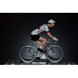 Champion de Slovaquie 2016/2017 Juraj Sagan - petit cycliste miniature en metal