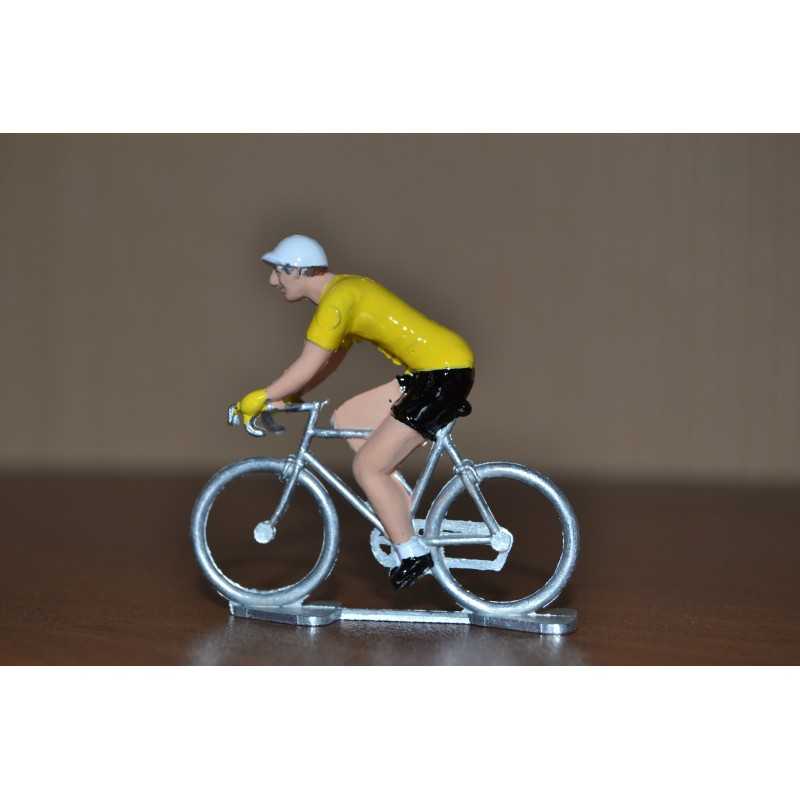 Cycliste Maillot Jaune