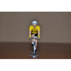 Cycliste Maillot Jaune