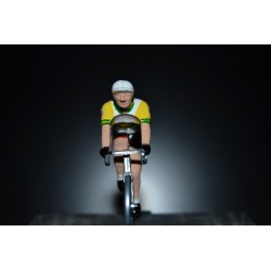 Champion d'Australie 2016/2017 Miles Scotson - petit cycliste miniature en metal