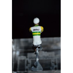 Champion d'Australie 2016/2017 Miles Scotson - petit cycliste miniature en metal