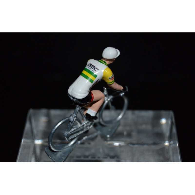 Champion d'Australie 2016/2017 Miles Scotson - petit cycliste miniature en metal