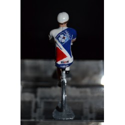FDJ Nouvelle Aquitaine 2017 - petit cycliste miniature en metal