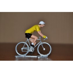 Cycliste Maillot Jaune
