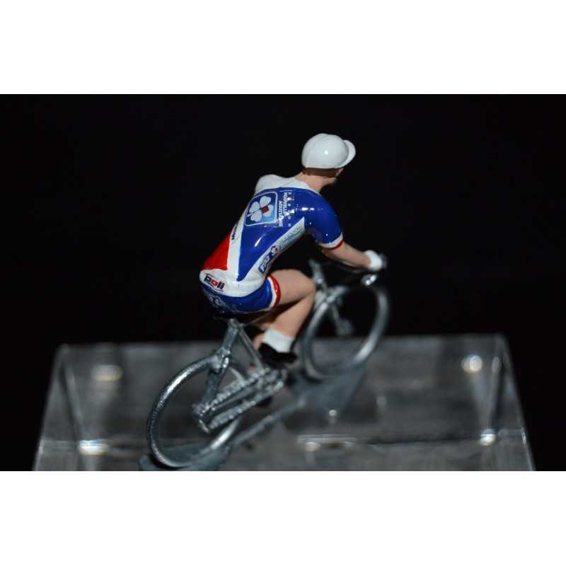 FDJ Nouvelle Aquitaine 2017 - petit cycliste miniature en metal