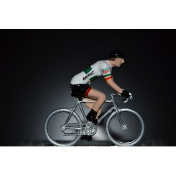 Champion d'Irlande 2016/2017 Nicholas Roche - petit cycliste miniature en metal