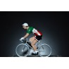 Champion d'Italie 2016/2017 Giacomo Nizzolo - petit cycliste miniature en acier