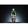 Champion d'Italie 2016/2017 Giacomo Nizzolo - petit cycliste miniature en acier