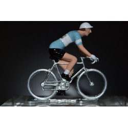 Bianchi Campagnolo - petit cycliste en métal zamak