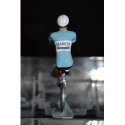 Bianchi Campagnolo - petit cycliste en métal zamak