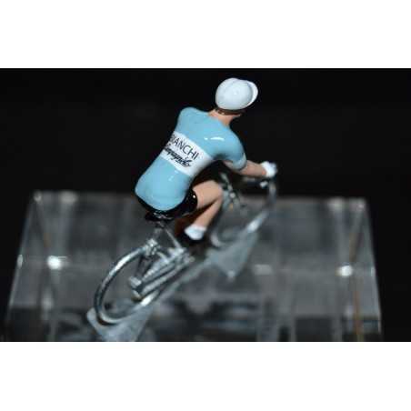 Bianchi Campagnolo - petit cycliste en métal zamak