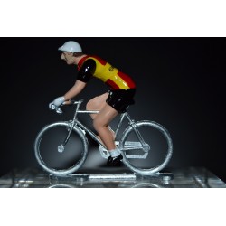 Ti Raleigh - petit cycliste en plomb metal zamak