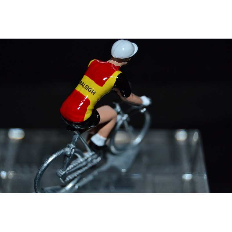 Ti Raleigh - petit cycliste en plomb metal zamak