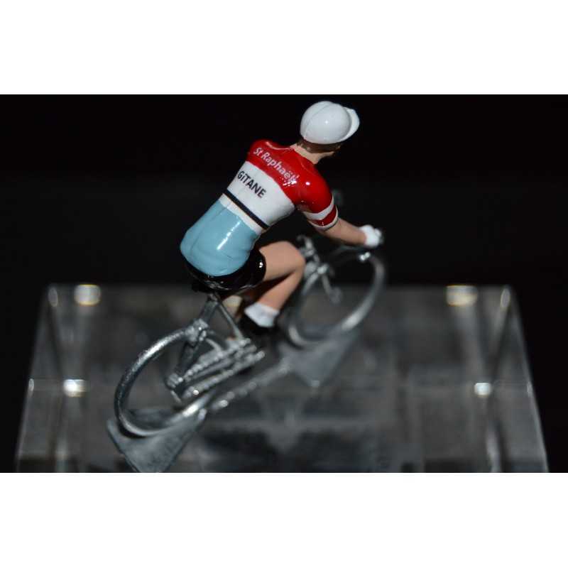 Gitane St Raphael - petit cycliste en metal