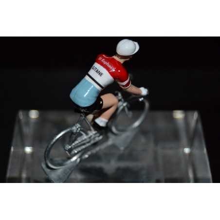 Gitane St Raphael - petit cycliste en metal