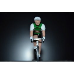 Helyett Leroux - petit cycliste en plomb metal zamak