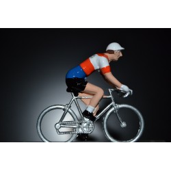 Liberia Grammont - petit cycliste en plomb metal zamak