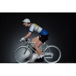 Pelforth Sauvage Lejeune - petit cycliste en plomb metal zamak