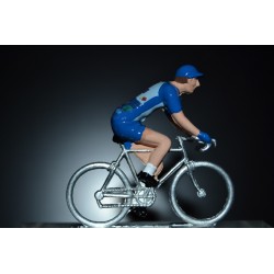 Mapei GB - petit cycliste en plomb metal zamak